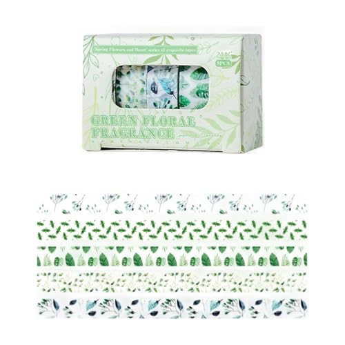 5Rolls Ästhetisches Band Blumen Dekoratives Klebstoffpapier Für Notebook Journal Foto Album 10mmx2m Handgemachte Journaling Tape 5Rolls Ästhetisches Band Blumen Dekoratives Klebstoffpapier Für Notebook Journal Foto Album 10mmx2m Handgemachte Journaling Tape von Wdbild