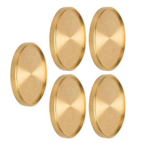 5pcs Messing Untersetzer Metall Essscheiben Wärme Isolationsmatte Runde Display Teller Tees Kaffeetasse Fach Hausschlüssel Aufbewahrungsschale 5pcs Messing Untersetzer Metall Essscheiben Wärme Isolationsmatte Runde Display Teller Tees Kaffeetasse Fach Hausschlüssel Aufbewahrungsschale von Wdbild