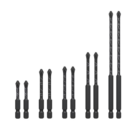 Antislip Hexagonal Shank Crosses Schraubendreher Bit Magnetischer Stahlrost Widerstand Antislip Hexagonal Shank Crosses Schraubendreher Bit Magnetischer Stahlrost Widerstand von Wdbild