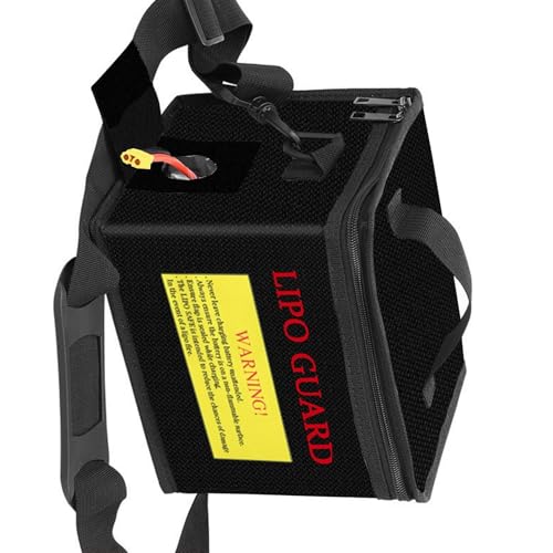 Batterie Sicherheitslagerbeutel Wärme Resistente Innere Schicht Ergonomisches Design Müheloser Reißverschlüsse Zugang Zu Feuerfesten Ladebeutel von Wdbild