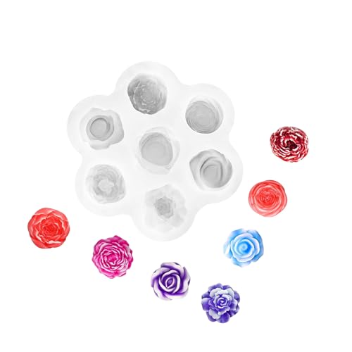 Blumen Kerzenformen Back Silikonform Plastern Sukkulenten Pflanze Guss Epoxidharz Silikonform Blumen Kerzenpflaster Gießen Backen von Wdbild