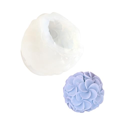 Blumenkugel Kerze Formen Gussformen Silikonform Oramentplaster Epoxidharz Schimmel Blumenkuhl Kerze Silikon Ornament Epoxidharz von Wdbild