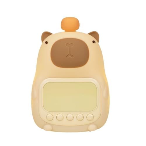 Cartoon Capybaras LED Nachtlampe Und Wecker Combo USB Wiederaufladbar 1500mah Sanftes Licht Für Kinder Schlafzimmer Capybara Nachtlicht von Wdbild