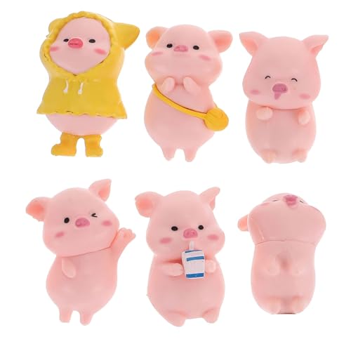 Cartoon Kühlschrank Magnet Set Aus 6 Schwein Magnetspielzeug Kleinkinder Kühlschrank Magnet Wohndekoration Magnetaufkleber Kühlschrank Magnet von Wdbild
