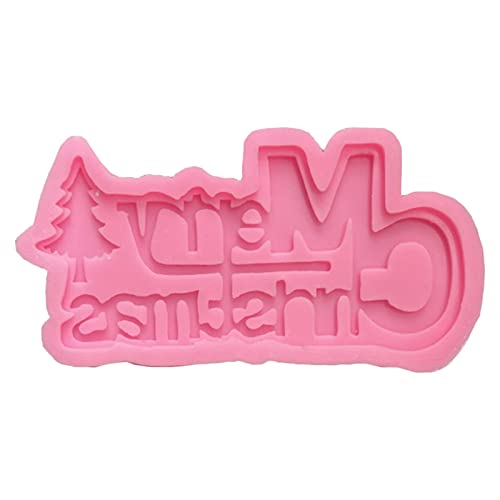 Cookie Cutter Fondant Kuchenform Lebensmittel Silikon Weihnachtskekse Cuts Weihnachtsfrohe Weihnachten Schriftform von Wdbild