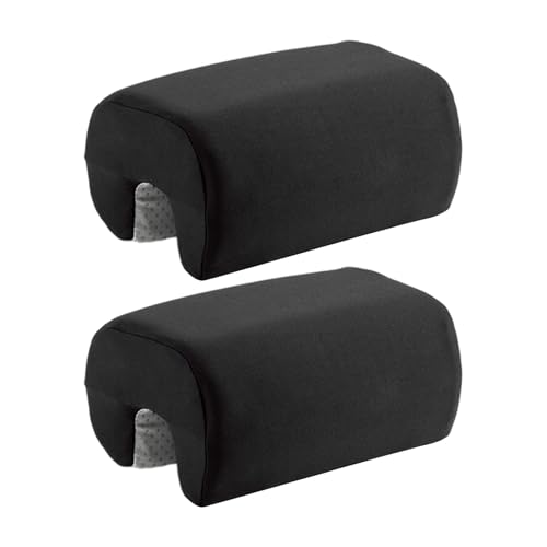 Dicked Memory Foam Armlast Height Pads Verstellbare Gurte Nicht Schlupfbasis Einfache Installationen Für Bürosstühle Atmungsaktives Bürostuhl Armlehnenzubehör von Wdbild
