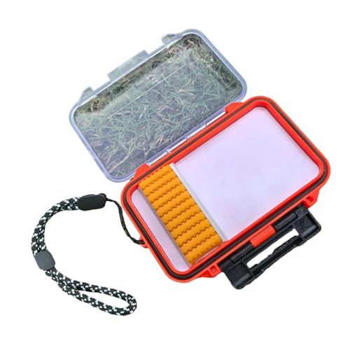 Doppelte Tackle Organisatoren Schwimmer Aufbewahrungsbox Wasserdichte Schwimmende Bobber Indikatoren Hülle Mit Lanyard Multi Kompartiment Wasserfestes Angelgeräte Organisatoren Box Box von Wdbild
