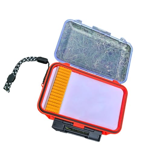 Doppelte Tackle Organisatoren Schwimmer Aufbewahrungsbox Wasserdichte Schwimmende Bobber Indikatoren Hülle Mit Lanyard Multi Kompartiment Wasserfestes Angelgeräte Organisatoren Box Box von Wdbild