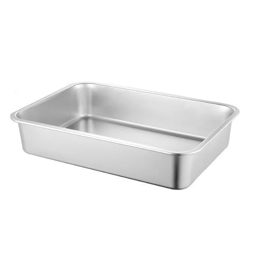 Wdbild Edelstahl Pet Müllbehälter Offenes Design Antisplash Tablett Für Katzen In Verschiedenen Größe Einfach Zu Reinigen Katzen Box Wdbild Edelstahl Pet Müllbehälter Offenes Design Antisplash Tablett Für Katzen In Verschiedenen Größe Einfach Zu Reinigen Katzen Box von Wdbild