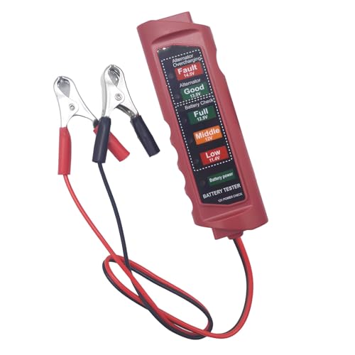 Einfacher Betreiben Von Auto Batterie Zustand Tester Analysator 45cm Kabellänge Umfassende Gesundheitsprüfungen Für CAR 12V Batteries Automotive Battery Checker von Wdbild