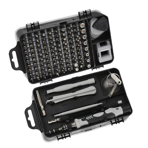 Elektrikerschraubendreher 115pcs Set Magnet Reparaturwerkzeug Mit Gehäuse Austauschbarer Bit Set Elektrisch Elektrikerschraubendreher 115pcs Set Magnet Reparaturwerkzeug Mit Gehäuse Austauschbarer Bit Set Elektrisch von Wdbild