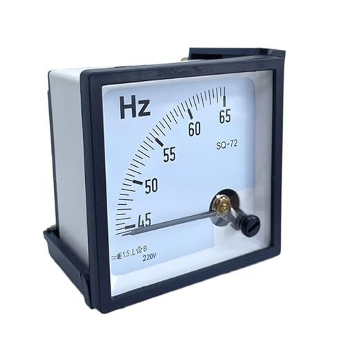 Elektrikfrequenzmesser 45-65Hz Weitspannungen Testermessung 100V 220 V Compact ABS Design Home Industrial Device Wide Spannung Frequenzmessgerät von Wdbild