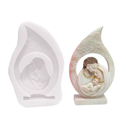 Exquisite Kerzen Silikonform Wasserdrop Heilige Familie Gips Ornamente Form Schimmel Christentum Familie Kerzenharzformen Exquisite Kerzen Silikonform Wasserdrop Heilige Familie Gips Ornamente Form Schimmel Christentum Familie Kerzenharzformen von Wdbild