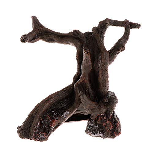Fisch Für Die Tankdekoration Aquarium Hideaway Tree Rumpf Versteck Fisch Betta Haus Harz Wurzel Driftwood Ornament Aquariumheizung Licht Thermometer Pflanzen Luftpumpe Kiespumpe Sand Tank Tank von Wdbild