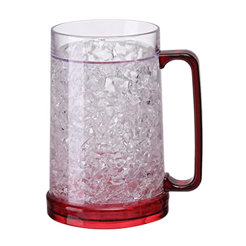 Gefrierschrank Ice Beer Tasse Doppelwand Gel Frosty Bierbecher Trinkgläser Weinbecher von Wdbild