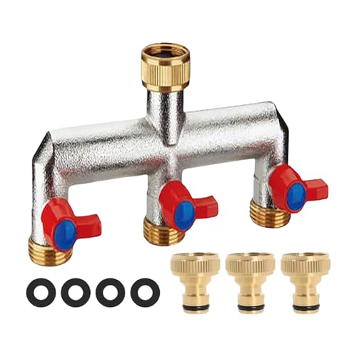 General 3/4 Zoll Drei Steckdose Splitter Mit Anti Leck Design Wasserverteilungsventile Für Garten Und Gartenschläuche Triple Outlet Gartenschlauch Messinganschluss General 3/4 Zoll Drei Steckdose Splitter Mit Anti Leck Design Wasserverteilungsventile Für Garten Und Gartenschläuche Triple Outlet Gartenschlauch Messinganschluss von Wdbild