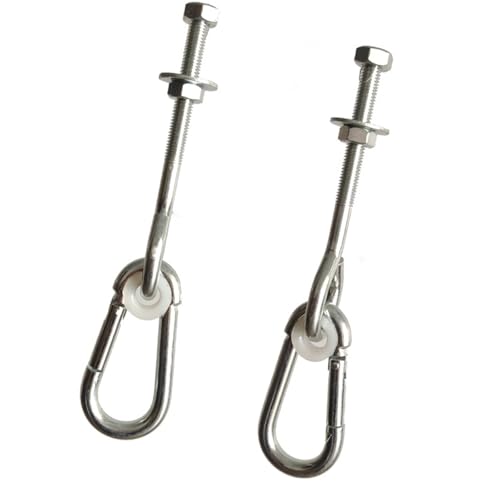 Hochkapazität Freien Freien Hangssitz 300 Kg Ladung Tragstahl Haken Schnelle Setups Terrassenstuhl Für Camping Garden 2PCS Outdoor Hanging Stuhl von Wdbild