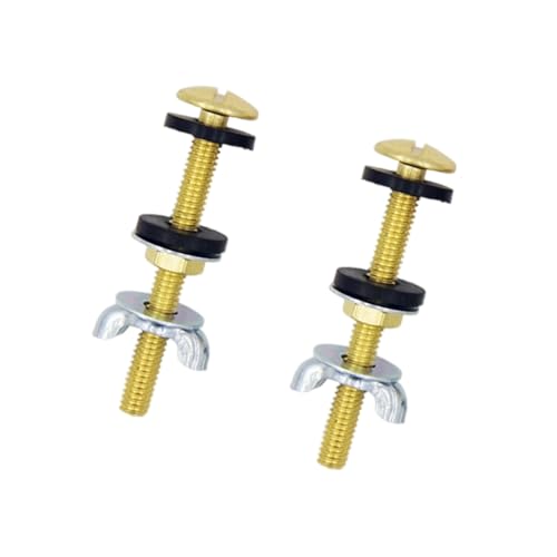 Wdbild Hochleistungs Toilettenmontage Hardware Extra Stahlschrauben Verriegelung Und Versiegelung Unterlegscheiben Für Leckfreie Setup Toilettenbehälter Kit Kit von Wdbild