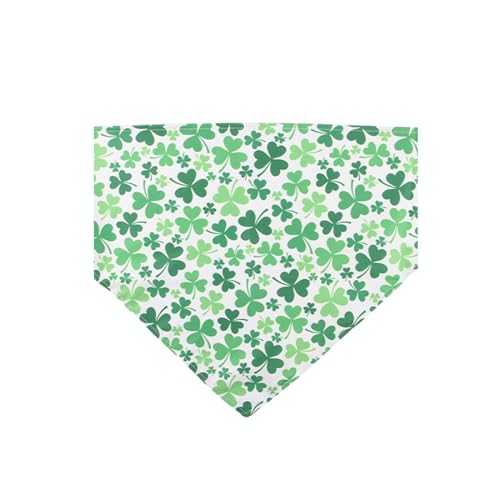 Wdbild Irish Festival Party Dogs Bandana Hunde Stpatricks Kostüm Neckscarf Kragen Urlaub Dress Up Dogs Blumen Bedruckte Bandanas Absorption Speichel Handtuch Haustier Vorräte von Wdbild