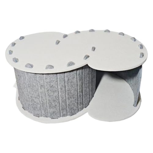 Wdbild Katzen Haus Halb Geschlossene Designunterkunft Für Innenkatzen Mit Kratzfestem Stoff Abnehmbares Waschbares Haustier Rastbett Catsss Haus von Wdbild