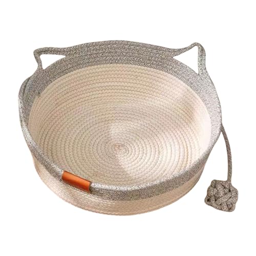 Katzenspielkorbbett Stilvolles Nest Für Kleine Welpen Cartoon Kätzchen Matte Haustier Kratzfest Für Haushaltsbaumwollseilkatzen Mit Ohr Katzenspielkorbbett Stilvolles Nest Für Kleine Welpen Cartoon Kätzchen Matte Haustier Kratzfest Für Haushaltsbaumwollseilkatzen Mit Ohr von Wdbild