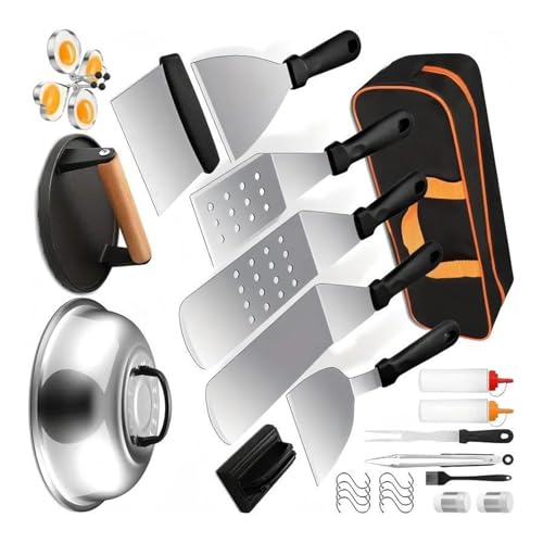 Komplette 29 Teilige Edelstahl Grillwerkzeuge Mit Nicht Überrutschem Und Tragetasche Für Familienversammlungen Professionelle BBQ Werkzeugkits Mit Hitzebeständigem Komplette 29 Teilige Edelstahl Grillwerkzeuge Mit Nicht Überrutschem Und Tragetasche Für Familienversammlungen Professionelle BBQ Werkzeugkits Mit Hitzebeständigem von Wdbild