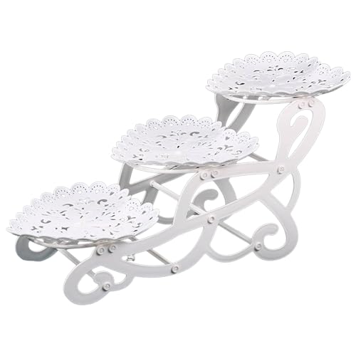 Kuchenstand Geburtstagstorte Rack 3 Tiers Cupcake Displayhalter Snacks Fruchtplatte Hochzeitsfeier Fach Dessert Tischdekoration von Wdbild