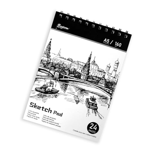 Künstler Sketch Book 24 Seiten Twin Coil Binding Drawing Pad Travel Sketching Notizbuch Für Kritzelenketten Abbildungsabbildungen Glattes Skizzieren Notizbuch von Wdbild