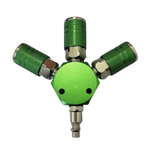 Luftkompressor Verteiler Splitter Verteiler Schlauch Splitter Industriesteuerer Ersatz Schnellanschlüsse Schnellanschluss Pneumatic Adapter von Wdbild