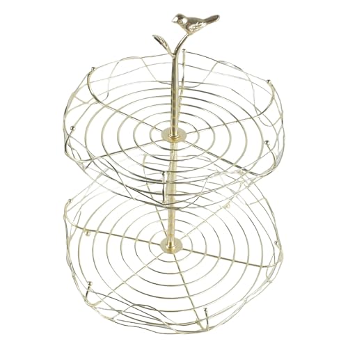 Metalldraht 2/3 Schicht Aufbewahrungskorb Obst Schüssel Eisen Arbeitsplatten Obstkorb Display Tablett Korb Leicht Zu Bedienen von Wdbild