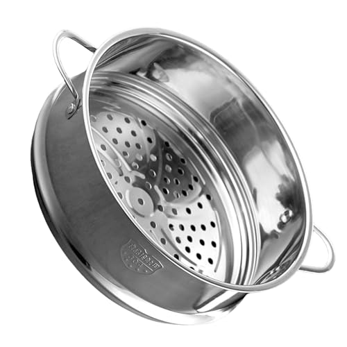 Nahrungsmittelqualität 316 Stahldampfer Mit Dampfständer Mit Griffdampfablust Für Gemüsekochen Geeignet Nahrungsmittelqualität 316 Stahldampfer Mit Dampfständer Mit Griffdampfablust Für Gemüsekochen Geeignet von Wdbild