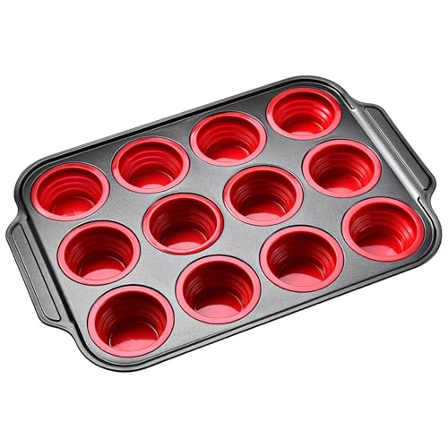 Nicht Schicht Silikon Muffins Tablett 12 Oder 6 Tasse Faltbare Designkuchenform Für Leichtes Kuchen Und Brot In Häusern Nicht Schicht Silikon Muffins Tablett 12 Oder 6 Tasse Faltbare Designkuchenform Für Leichtes Kuchen Und Brot In Häusern von Wdbild