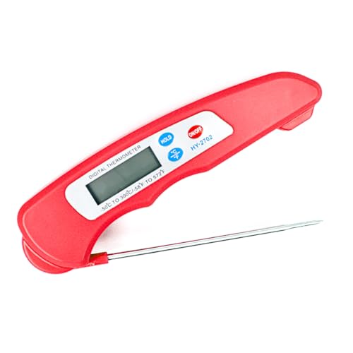 Ofen Safe Digital Food Thermometer Mit Faltbare Spitze Für Fleisch Backbraten Flüssigkeitstemperaturmessung Und Lagerung Kochthermometer Für Öl Und Grillen von Wdbild