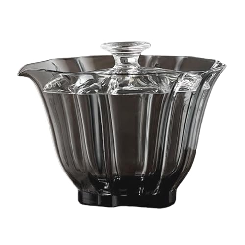 Office Relaxations Cup Glas Gaiwan Teas Cup Wärme Resistent Und Explosionssicheres Glasbecher Set Für Heimbüro Geeignet von Wdbild