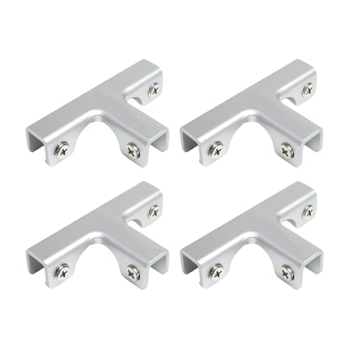 Packung Aus 4 Aluminium T Geformte Clip Klemme Stecker Formbefestigungsstäbchen Einfache Installationen Für Anlagenbox Divideranschluss Home Garding Tool Packung Aus 4 Aluminium T Geformte Clip Klemme Stecker Formbefestigungsstäbchen Einfache Installationen Für Anlagenbox Divideranschluss Home Garding Tool von Wdbild