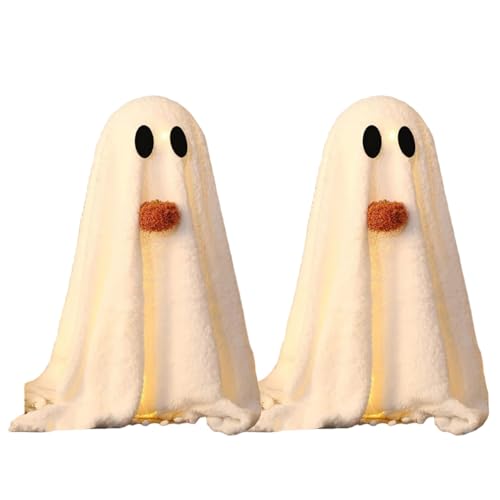 Packung Mit 2 Leuchtenden Halloween Gespenstern Dekorationen Mit Weiche Materialien Für Innenpartys Halloween Set von Wdbild