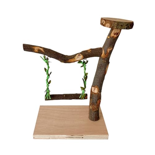 Wdbild Papageien Cage Bridge Schwung Mit Tablett Fütterungsschale Stehend Perch Bridge Training Papageien Stehbares Vogelausbildungsständer Stehend von Wdbild