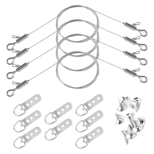Professionelle Kunstwerke Hanging Systems 50 Pfund Kapazität Stahldraht Set Enthält D Ringe Haken Für Schwere Kunstwerke Nicht Bildhangset Mit Schrauben Professionelle Kunstwerke Hanging Systems 50 Pfund Kapazität Stahldraht Set Enthält D Ringe Haken Für Schwere Kunstwerke Nicht Bildhangset Mit Schrauben von Wdbild