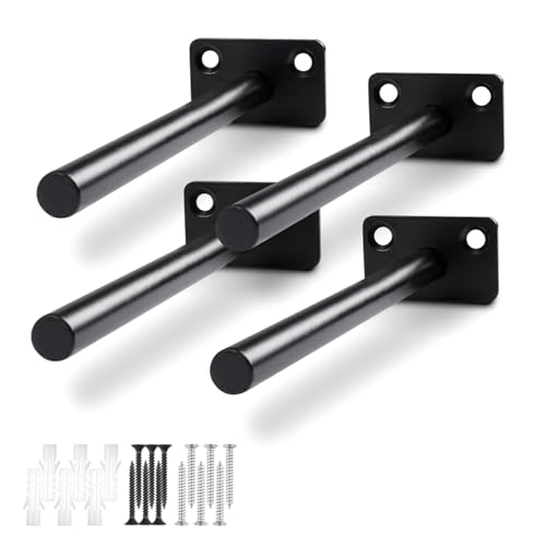 Quadruple Packblasse Regalhalterungen Werkzeugverstärkte Eisenstützen Für Dekorative Und Funktionale Aufbewahrung Minimalistischer Regalbügel von Wdbild