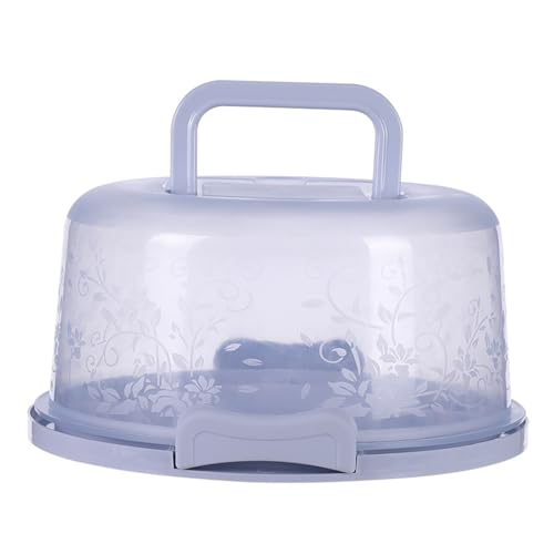 Robuster Kuchenträger Abnehmbares Cupcake Tablett Secure Locks Kuchenbehälter Faltbare Griffe Konditorien Macaroons Boxen von Wdbild