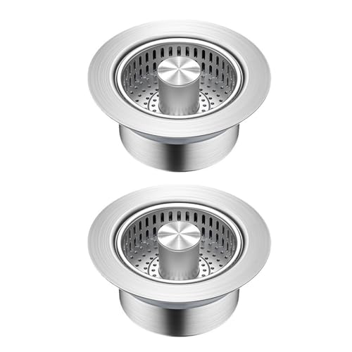 Rostsicheres Spüle Sieb 2pcs Stahlmaschinen Abflussschutz von Wdbild