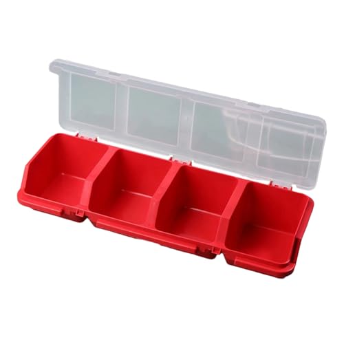 Schraubenorganisation Hardware Organisationsbox Mit Abteilungsschrauben Abteilungsbehältern Für Garagenwerkzeug Leichtes Schraubensortierkoffer von Wdbild