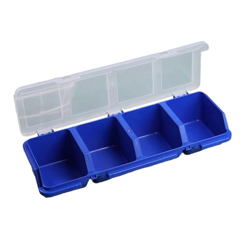Schraubenorganisation Hardware Organisationsbox Mit Abteilungsschrauben Abteilungsbehältern Für Garagenwerkzeug Leichtes Schraubensortierkoffer von Wdbild