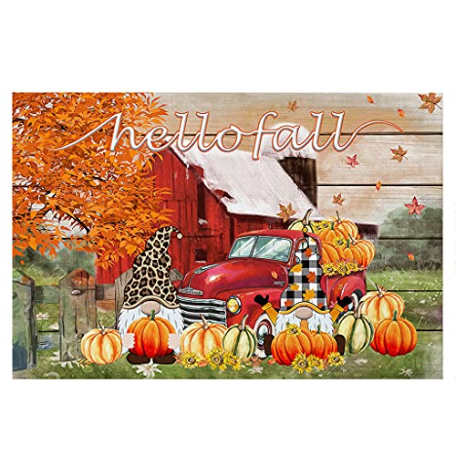 Set Von 4 Küchenplacemat Thanksgiving TableWares Matte Dekorative Tischmatten Baumwollwäsche Getränke Untersetzer Home Dekoration Set Von 4 Küchenplacemat Thanksgiving TableWares Matte Dekorative Tischmatten Baumwollwäsche Getränke Untersetzer Home Dekoration von Wdbild