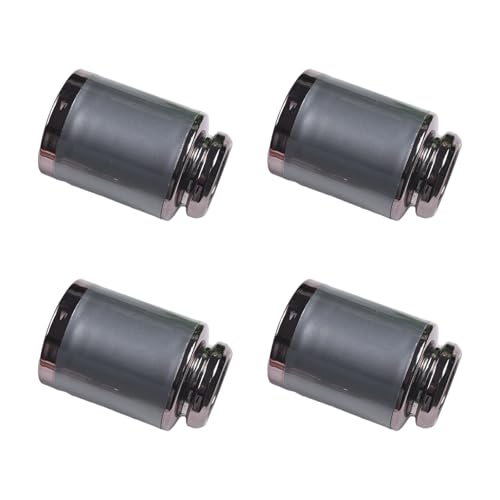 Set Von 4 Zeitgenössischen Design Vorhang Finials Kappen Rodendkappen An Die Haltbarkeit Und Stile Für Jede Raumeinstellung Stilvoller Vorhanghardware Anbieten von Wdbild