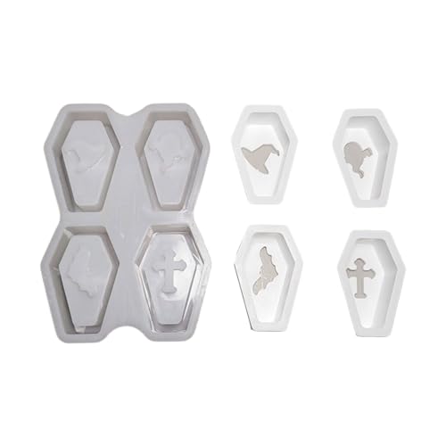 Silikon Sargform Halloween Dekoration Handwerkzeug Für Schmuck Kerze Schokolade Kreative Projekte Einfach Demolding Easy Releasie Silikonform von Wdbild