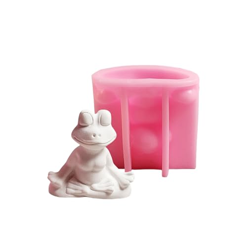 Silikonformen Froschkerzenformen Schöne Tierische Pflaster Formen Epoxidharz Für Seife Fondant Making Silikonform Yoga Frogs Kerzen Tierpflaster Gießen von Wdbild