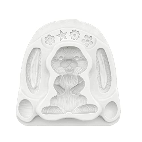 Silikonformen Kaninchen Eier Formen Asymmetrische Ohrringform Glänzender Glanzschlüsselkettenformen Reize Ohrringformen von Wdbild