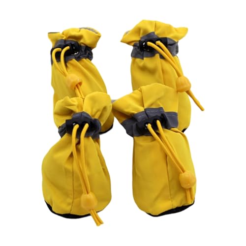 Skid Proof Pet Stiefel Winter Edition Atmungsable Pfotenschutz Mit Einstellbaren Trägern Für Hunde (2 Paar) Haustier Griffsocken von Wdbild