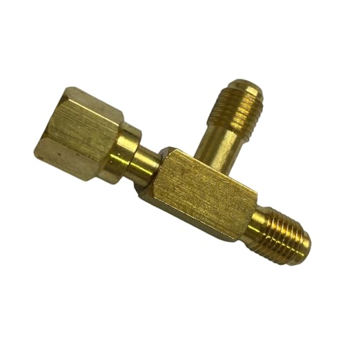 Wdbild T Branch Messingadapter 1/4 "externer Gewinde Für R134A R22 Gauge Verteiler Und Flüssigkeitsfüllung Hochdruck Kupferadapteranpassung Wdbild T Branch Messingadapter 1/4 "externer Gewinde Für R134A R22 Gauge Verteiler Und Flüssigkeitsfüllung Hochdruck Kupferadapteranpassung von Wdbild
